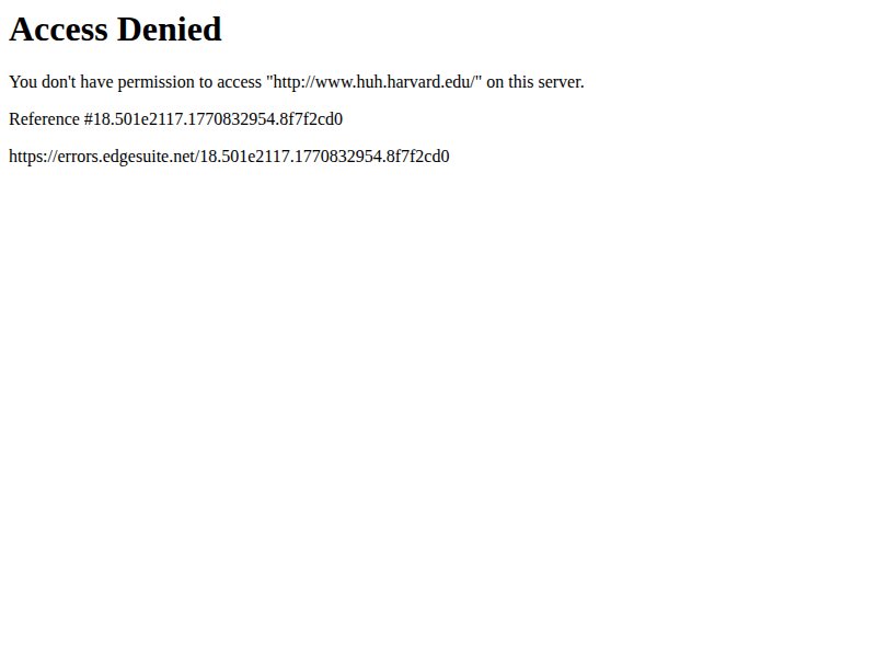 Harvard University Herbaria