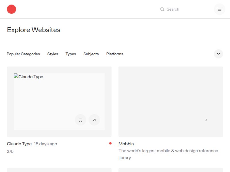SiteInspire dark websites