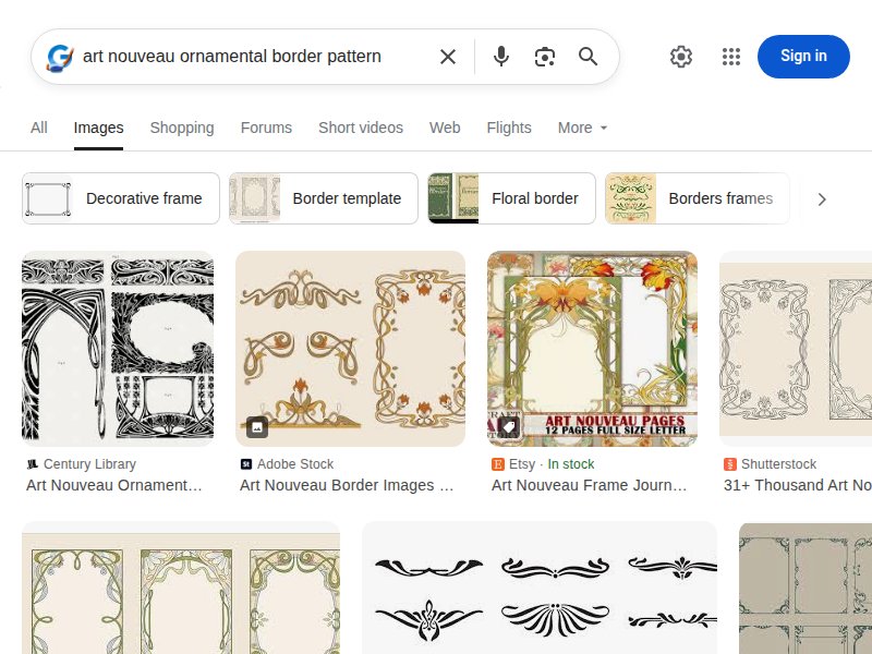 Ornamental Border Patterns