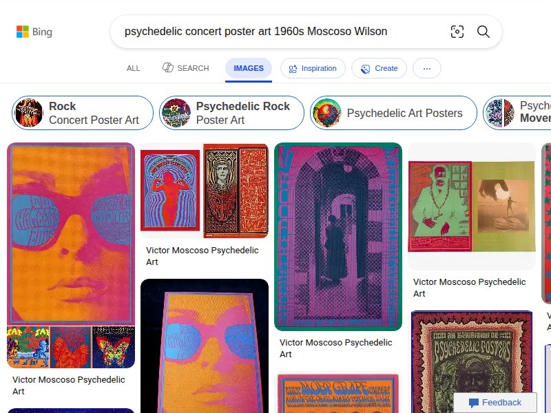 Psychedelic Concert Posters