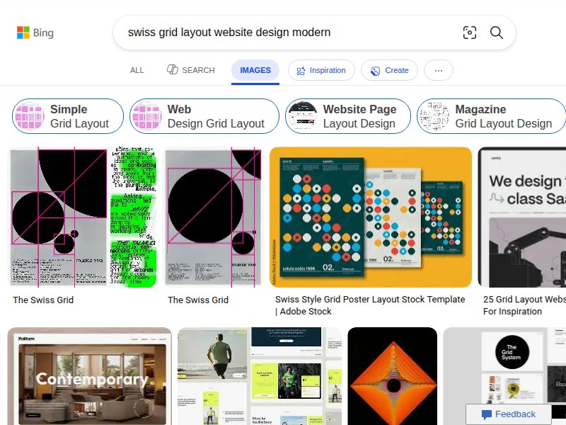 Swiss Grid Web Design