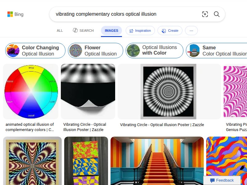 Vibrating Complementary Colors