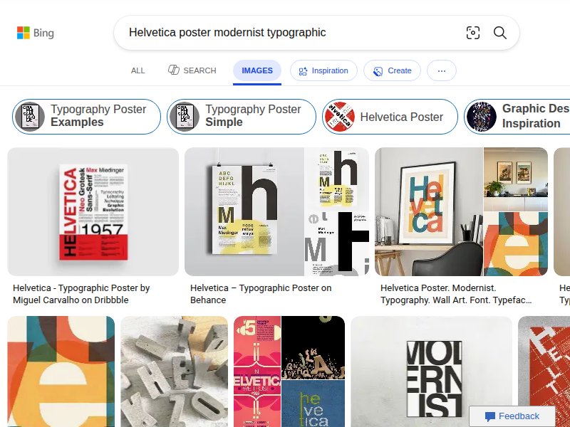 Helvetica Modernist Posters