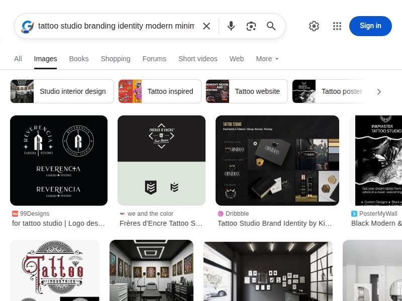 Tattoo Studio Branding