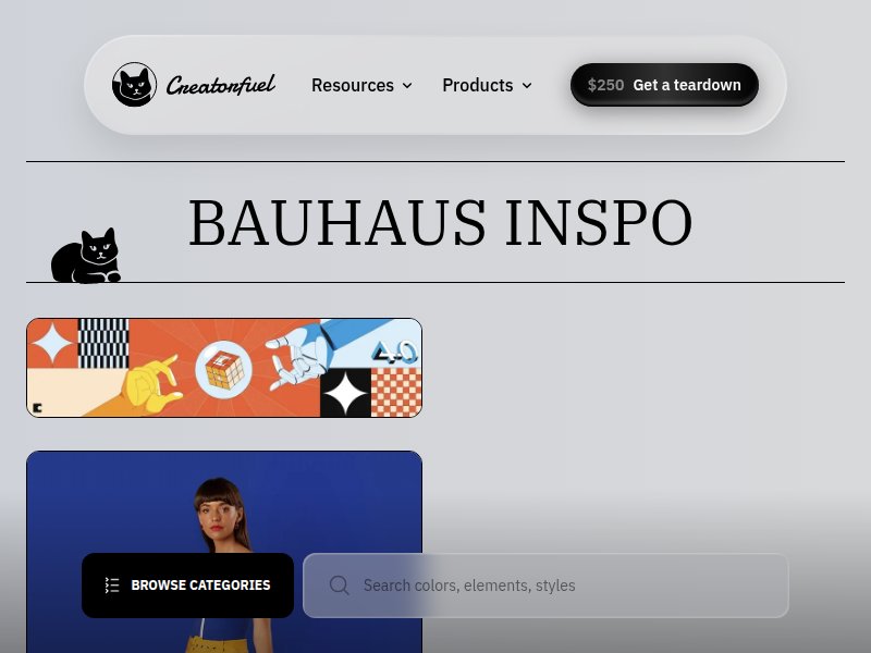 CreatorFuel Bauhaus Inspiration