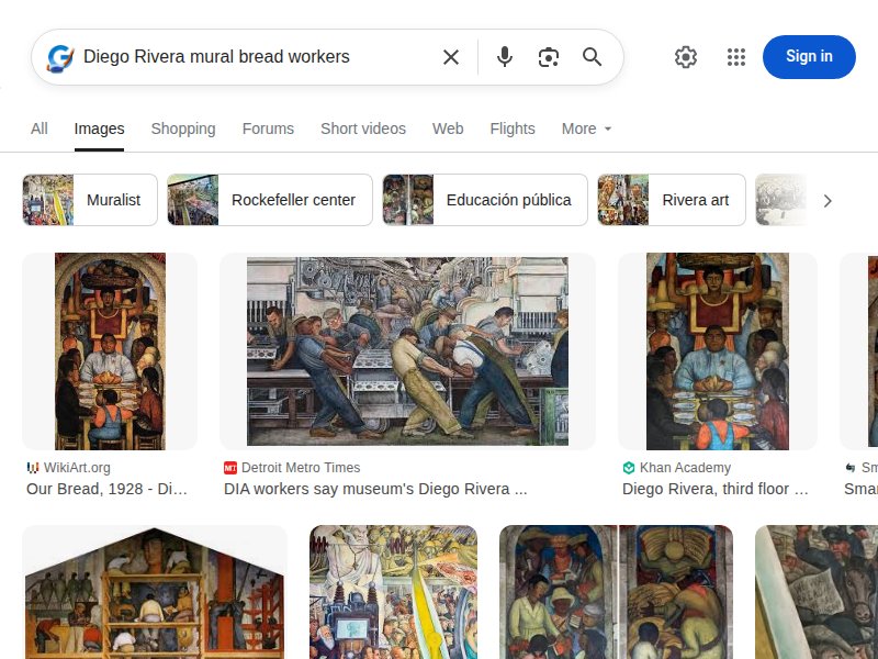 Rivera bread workers