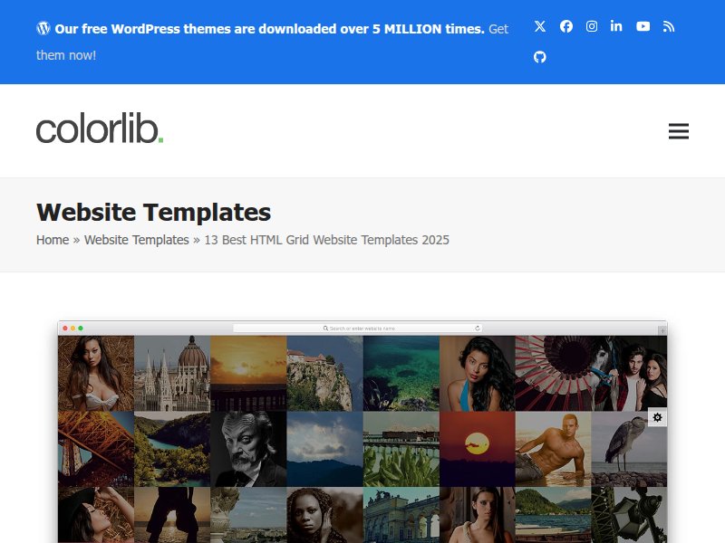Colorlib Grid Templates