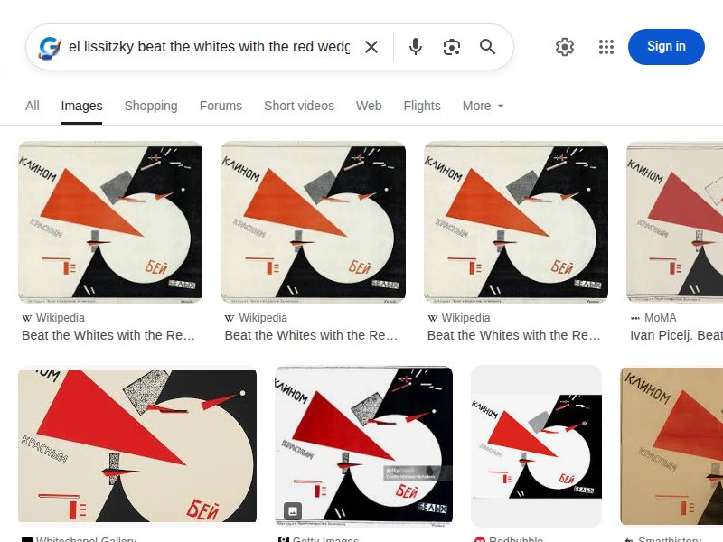 El Lissitzky Beat the Whites