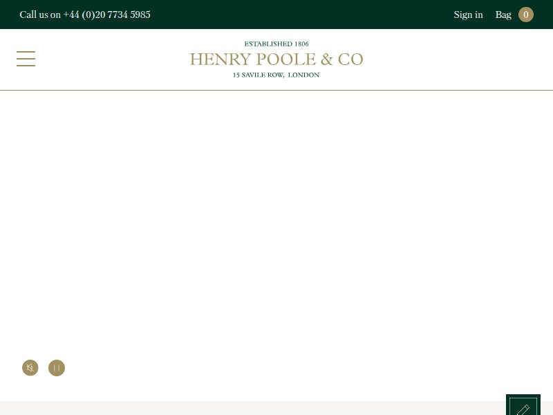 Henry Poole Savile Row
