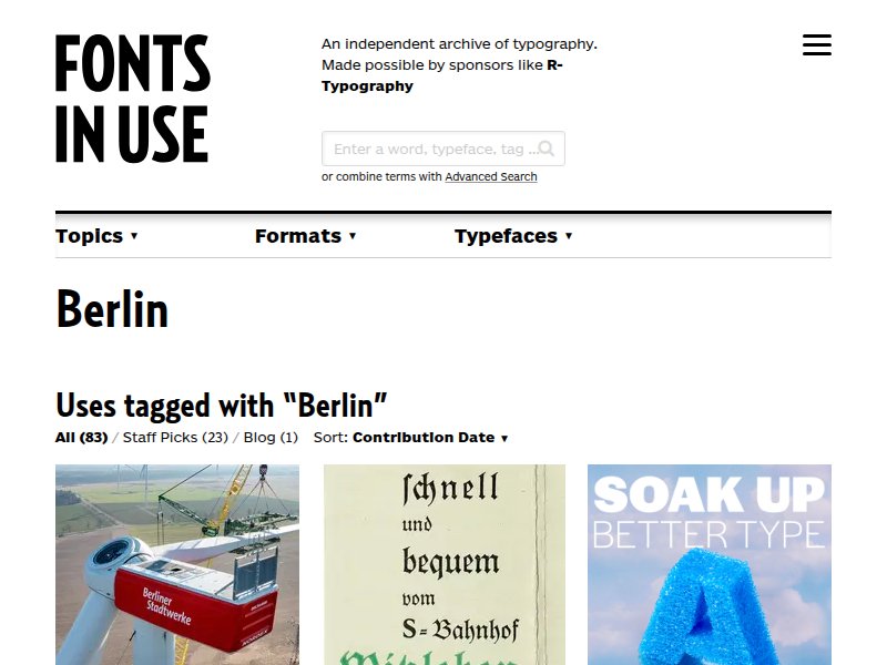 Fonts In Use constructivism
