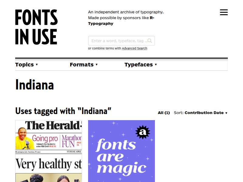 Fonts In Use Russian tag